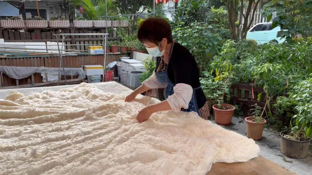 手工翻新蚕丝被