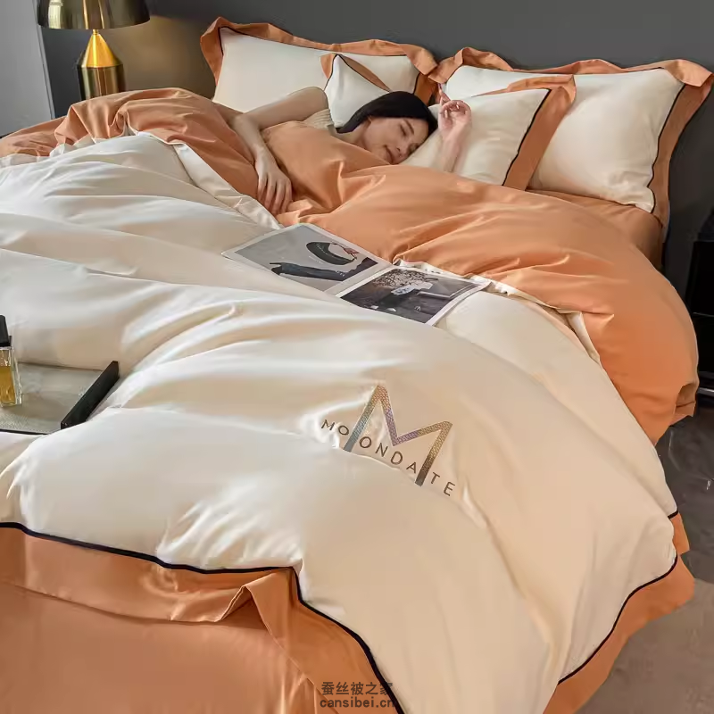 蚕丝被纯棉被套